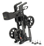 MultiMotion Rollator City - Inklapbaar - Lichtgewicht - Antraciet