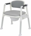 Commode - Douche-/Toiletstoel - Grijs