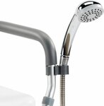 Douchekruk met armsteunen en douchekophouder- In hoogte verstelbaar