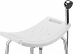 Douchekruk met douchekophouder - WIT