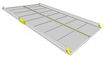 Opvouwbare oprijplaat: lengte 180 cm 