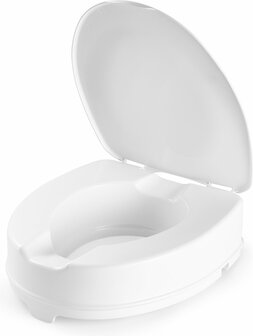 VITILITY Toiletverhoger met deksel 10 cm - Wc bril - Verhoogd toilet