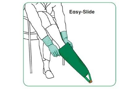 Easy Slide aantrekhulp en uittrekhulp voor steunkousen met open teen, maat XL  