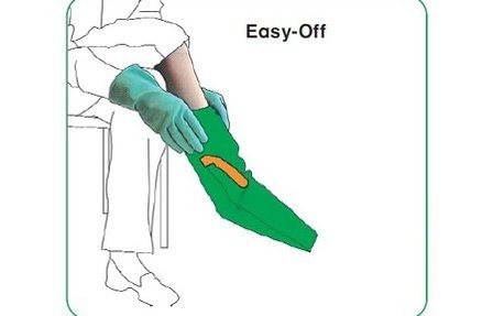 Easy Slide aantrekhulp en uittrekhulp voor steunkousen met open teen, maat XL  