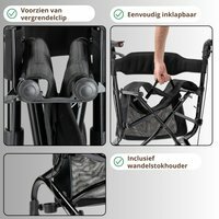 Rollator Lumo zwart