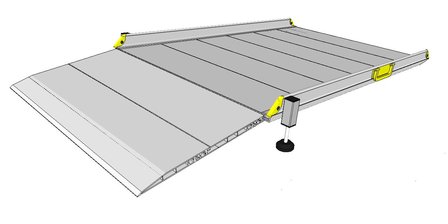 Drempelbrug - groot lengte: 80 cm