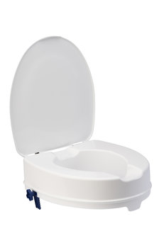 B-keus: Thuasne toiletverhoger 10 cm met klembevestiging en deksel