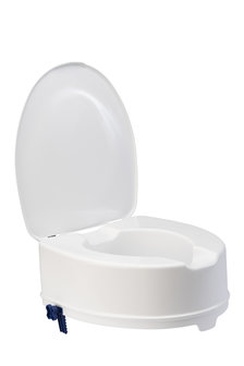 B-keus: Thuasne toiletverhoger 14 cm met klembevestiging en deksel