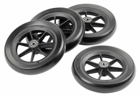 Set softwielen voor MultiMotion Rollator RA60, RG70, Double, Light, City en Duo