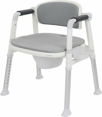 Commode - Douche-/Toiletstoel - Grijs