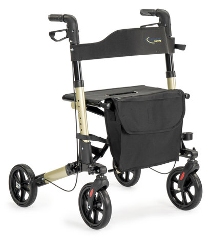 MultiMotion Rollator City - Inklapbaar - Lichtgewicht - Champagne