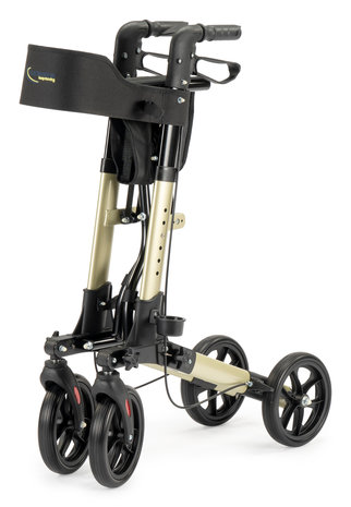 MultiMotion Rollator City - Inklapbaar - Lichtgewicht - Champagne