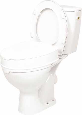 VITILITY Toiletverhoger met deksel 10 cm - Wc bril - Verhoogd toilet
