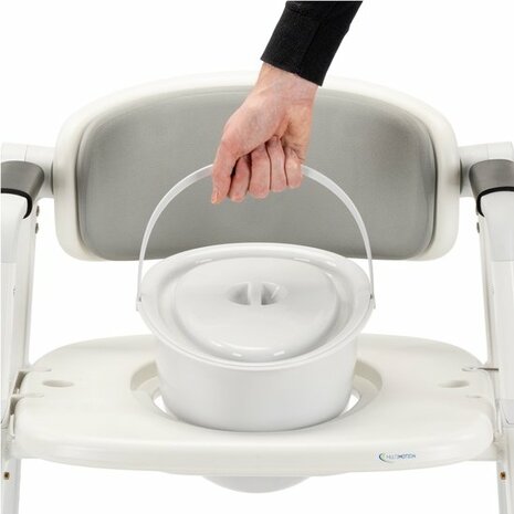 Commode - Douche-/Toiletstoel - Grijs