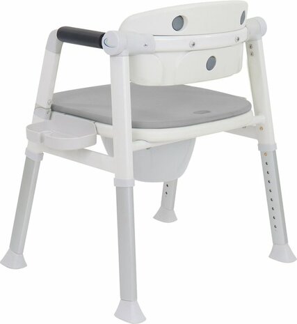 Commode - Douche-/Toiletstoel - Grijs