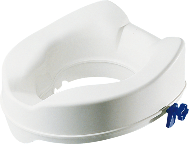 Thuasne toiletverhoger 10 cm met klembevestiging zonder deksel