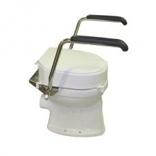Toiletbeugelset RVS met toilethoger en deksel