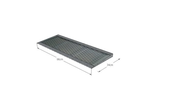 Miniramp MR345: Basismodule schuin met potenset