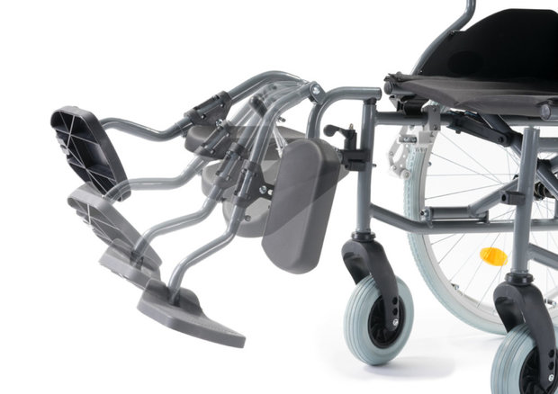 Beensteun verstelbaar voor rolstoel M1, M1Plus en M9 - rechts
