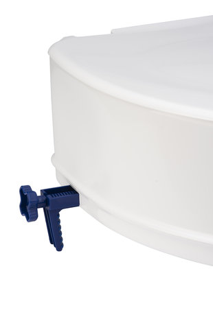 Thuasne toiletverhoger 10 cm met klembevestiging en deksel