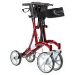 Multimotion Cruiser Lichtgewicht Design Rollator - Rood