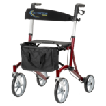 Multimotion Cruiser Lichtgewicht Design Rollator - Rood
