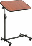 Verstelbare bedtafel op wielen