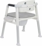 Commode - Douche-/Toiletstoel - Grijs