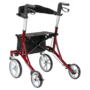 Multimotion Cruiser Lichtgewicht Design Rollator - Rood 